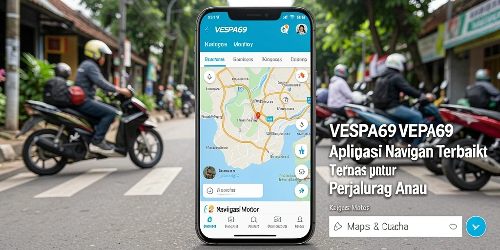 Antarmuka VESPA69 menampilkan navigasi motor yang intuitif dan mudah digunakan.